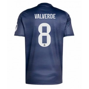 Fotbalové Dres Real Madrid Federico Valverde #8 Venkovní Oblečení 2025-26 Krátký Rukáv